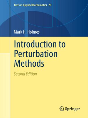 cover image of Introduction to Perturbation Methods